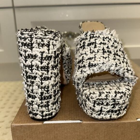 JUSTFAB Heather Throwback Platform Sandal - Picture 14 of 14